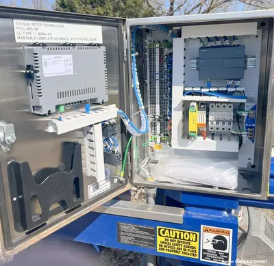 Used Evoqua J-Press 800G32 Filter Press – 313 Sq. Ft., 100 PSI, Built 2019