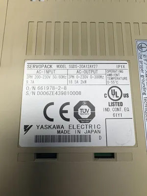 YASKAWA SGDS-20A12AY27 Electrical/PLC/Automation | ESS Industrial Equipment Sales (10)