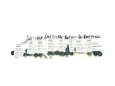 NEW ACCURATE MFG. EXTRA THICK FINISHED FLAT WASHER LOT OF 8PKGS, 40 WASHERS