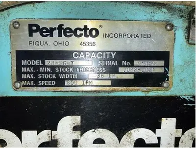 USED 2007 PERFECTO 28-36-7