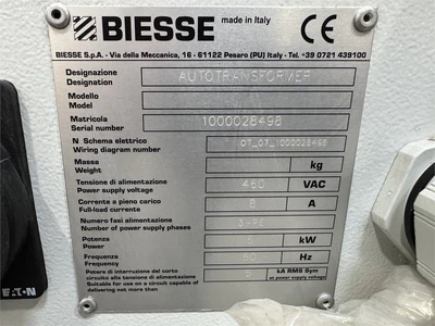 Used 2019 BIESSE TURNER OT Panel Feeders Florida US | MachineryMax #1477332