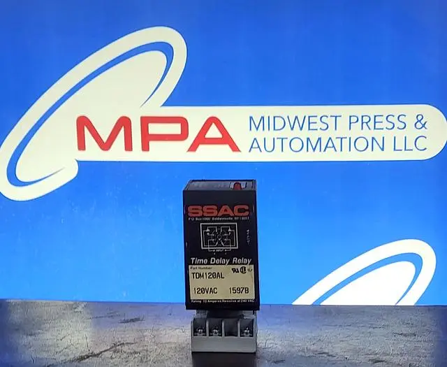 Used SSAC TDM120AL Relays & Switches | Midwest Press and Automation #618256