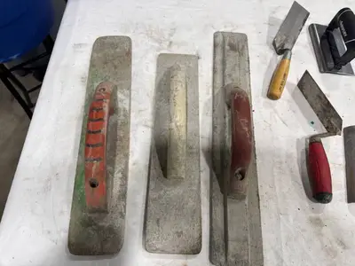 Concrete Finishing Tool Lot