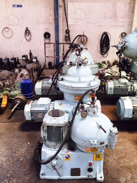 (2) Westfalia OSC 15-02-067/7 lube oil purifiers, SS.