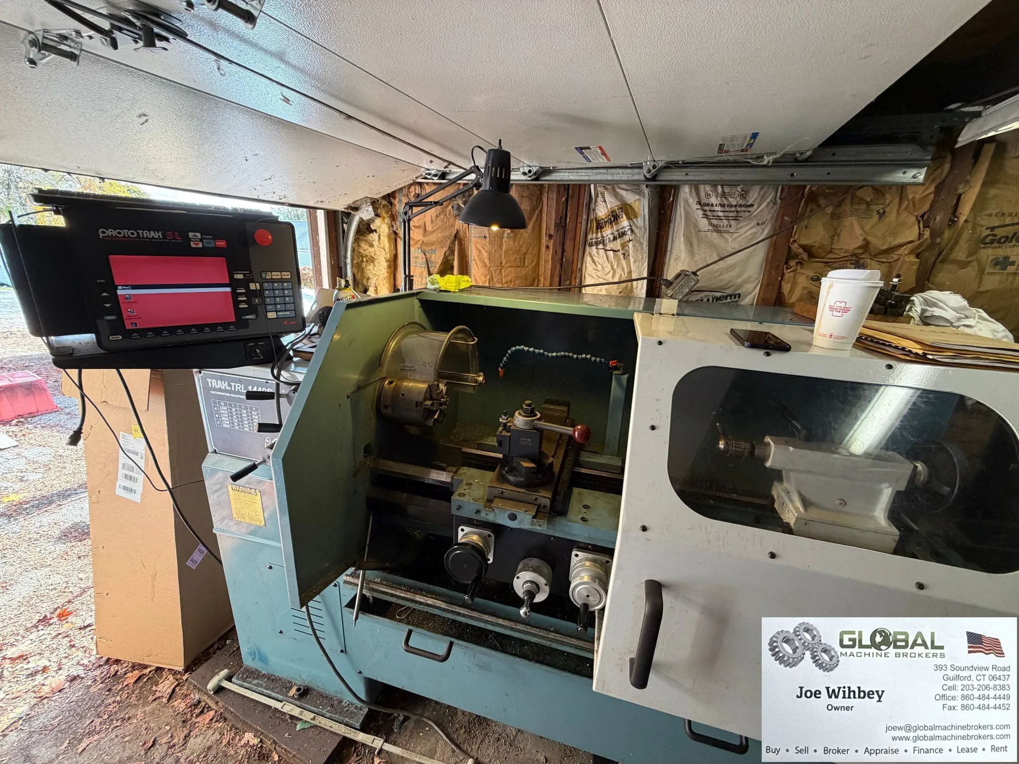 Prototrak TRL1440S CNC Lathe With Tooling and Controls