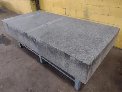 8' X 4' X 14" CHALLENGE PRECISION LAYOUT INSPECTION GRANITE TABLE: STOCK #23793