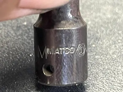 Matco APA5.5M 1/4" DRIVE 5.5MM METRIC PRO NON-SLIP IMPACT SOCKET
