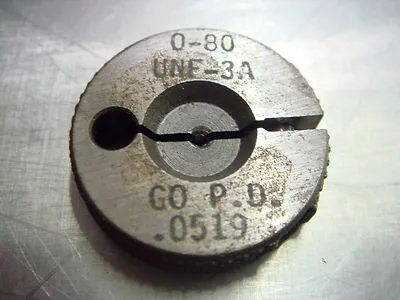 Used _UNKNOWN_ GO P.D. .0519 0-80 UNF-3A Radius Gages Arizona US | ASSET CONVERSION SPECIALISTS, INC. #324063