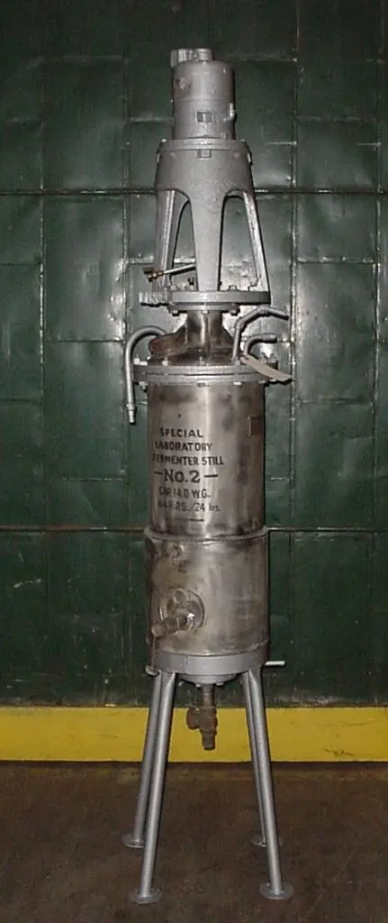 SPC3540  Distillation Column and Still 14 gallon Brighton Copper Works pot still 30 psi, Stainless Steel