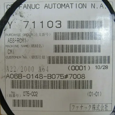 NEW GE FANUC A06B-0148-B075#7008 SERVO MOTOR X22/3000 A06B0148B0757008