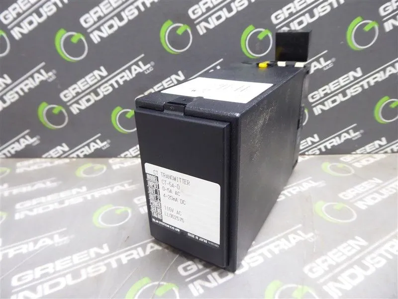 M-System CT-5A-D CT Transmitter 0-5A AC Input 4-20mA DC Output No Box New