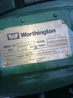Worthington 10FRBH-182 Pump