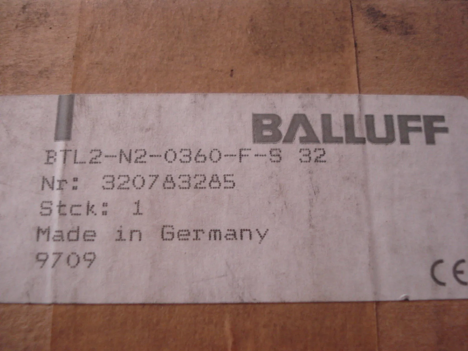 NEW BALLUFF BTL2-N2-0360-F-S 32