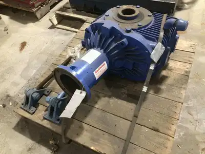 Cone Drive/Textron MASR50-CI Rigth Angle Gearbox/Speed Reducer 240:1 1750RPM