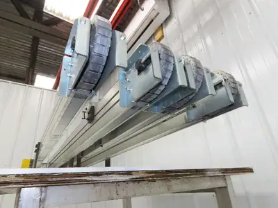 NKE CSB89A-PS-MD-130-1700-36-90W Plastic Chain Conveyor 2-Row Double 220V 3PH