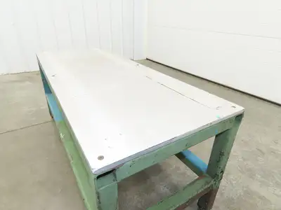1/2" Aluminum Top Machine Mounting Base Welding Table 50"x20"x 22"H Lot of 2