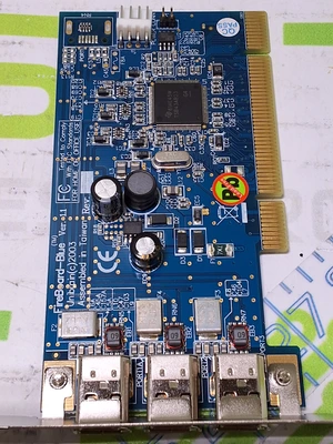 UNIBRAIN FIREBOARD BLUE 3-PORT VER. 1.1 PCI FIREWIRE CARD