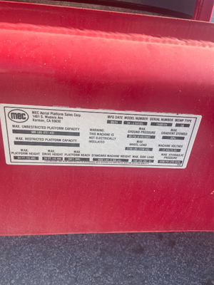Used 2024 MEC 34J Telescopic Boom Lifts Florida US | Stack Equipment #1362064