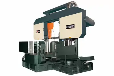 COSEN C-800NC Horizontal Dual Column Band Saws | Chaparral Machinery (2)