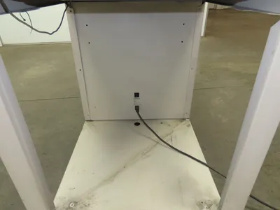 LaserLink LC4000A Plastic Chain Conveyor 18x60" 120V PLC Control Photo Eye 11FPM