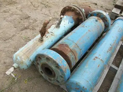 USED NIXCO 3" INLINE FLOW THRU PULSATION DAMPENER