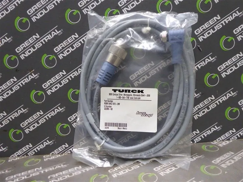 Turck RSM WKC 572-2M Double Ended Cordset U2289-52 New