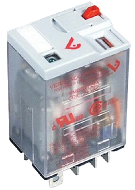 Veris VMD2B-F24D Socket Relay, 24 VDC Coil, Full-Featured Relay, DPDT [New]