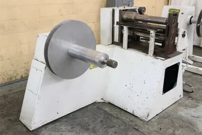18" X 3-1/2" WALLNER MODEL 4680 PRECISION PACKAGE SLITTING LINE: STOCK #10278
