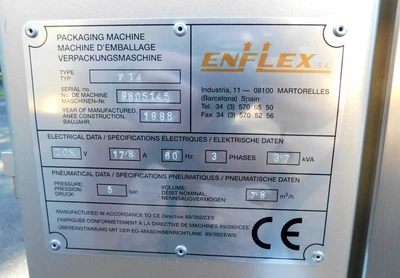 USED ENFLEX BAGGER F-14