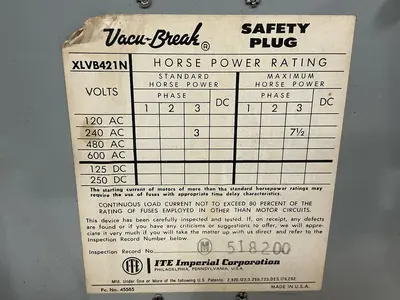 USED ITE XLVB421N