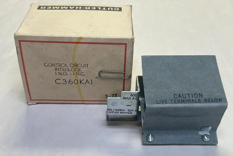 New | in-Stock CUTLER-HAMMER C360KA1 Industrial Controls Ohio US | Surplus Asset Holdings #1225600