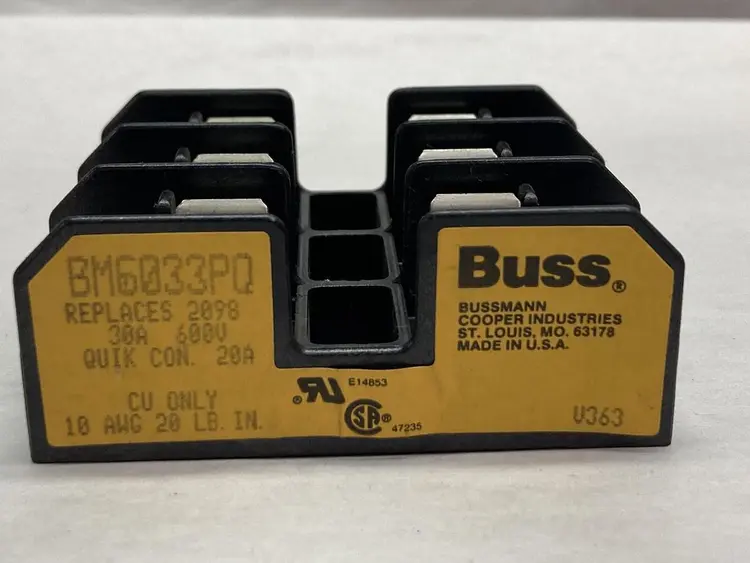 Used BUSSMANN BM6033PQ Miscellaneous Equipment (Electrical & Power) | Surplus Asset Holdings #1201663