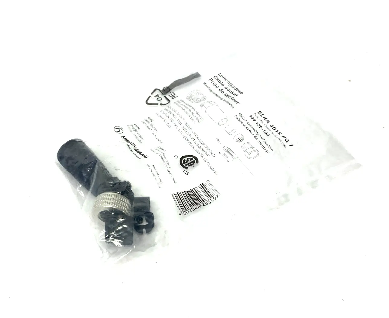 New | in-Stock Lumberg Automation Round Female M12 Connector 933 139-100 Electrical Fittings Michigan US | Maverick Industrial Sales #1396993