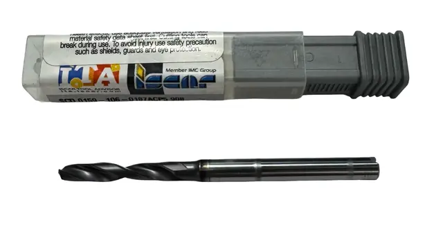 Iscar SCD 0159-106-0187ACP5 IC908 Solid Carbide Drill 10xD TiALCrN Coated