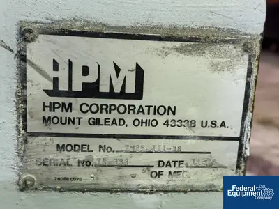 USED Gala HPM / Gala Underwater Pelletizing line, 75 HP