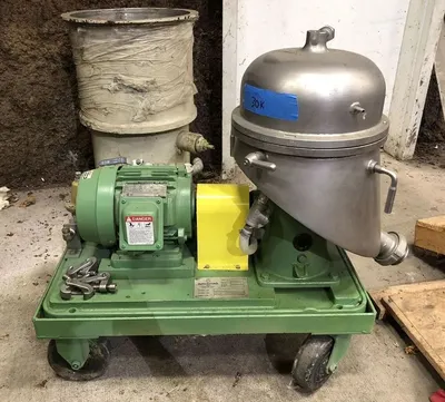 Westfalia SA 1-02-175 pilot plant separator, 316SS.