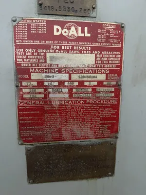 DOALL 26-3 SAWS, BAND, VERTICAL | Turner's Machinery (3)