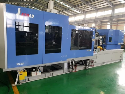 USED 2014 JSW- JAPAN STEEL WORKS JSW  ELECTRIC  J450AD-300H US  "HIGH SPEED"   45O TONS INJECTIO