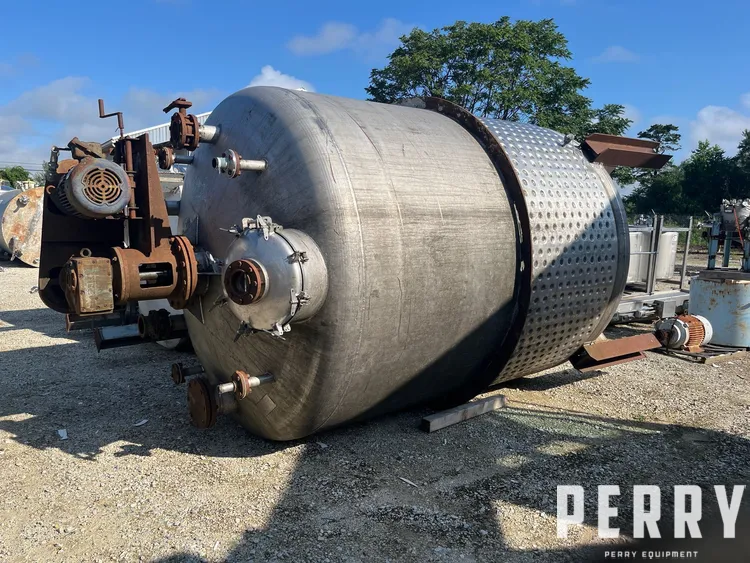 1986 CHECK GARDIN 3,500 GALLON Reactors & Kettles - Stainless Steel | Perry Equipment
