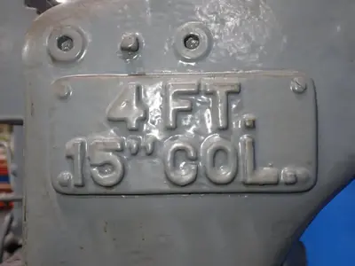 The American Tool Works Co 4 Ft Arm X  15" Column Radial Arm Drill