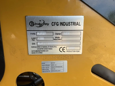 Used 2026 CFG INDUSTRY KJT27 MINI SKID STEER LOADER Skid Steer Loaders Michigan US | Miedema Asset Management Group #1411272