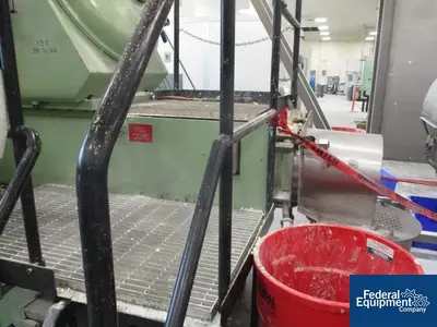 USED Mazzoni Mazzoni Two Stage Single Screw Vacuum Plodder, Model Duplex M350