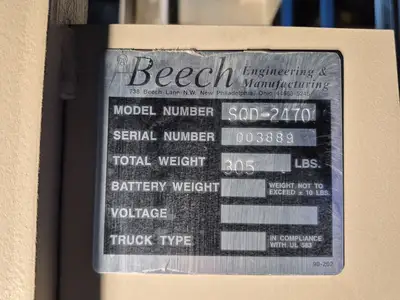 USED BEECH SQD-2470