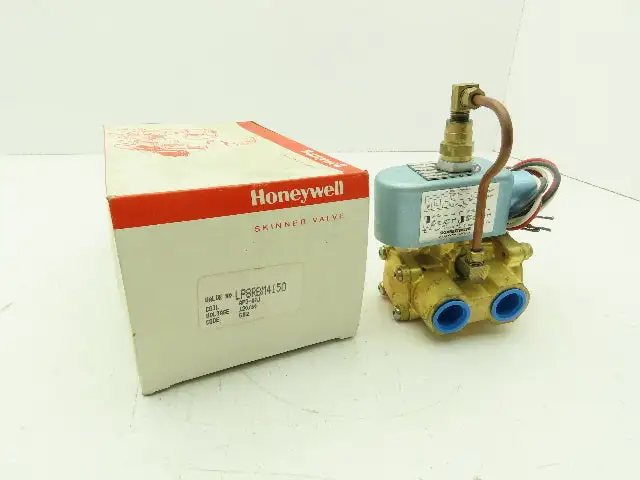 Honeywell Skinner LP8RBM4150 Brass Solenoid Valve 3-Way NC 120V 150 PSI 1/2" NPT