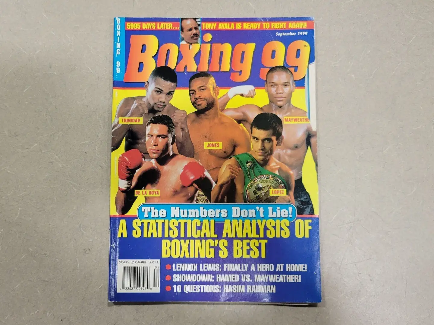 USED BOXING 99 SEPTEMBER 1999
