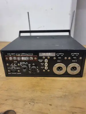 Bogen RTP-1 Portable Mixer Amplifier with VU Meter and Handle