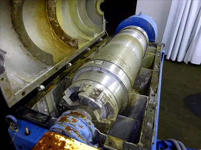 (2) Sharples P3400 Super-D-Canter centrifuges, 316SS.