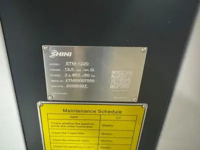 New | in-Stock 2026 SHINI STM-1220-O Temperature Controls Massachusetts US | Absolute Machinery #1310229