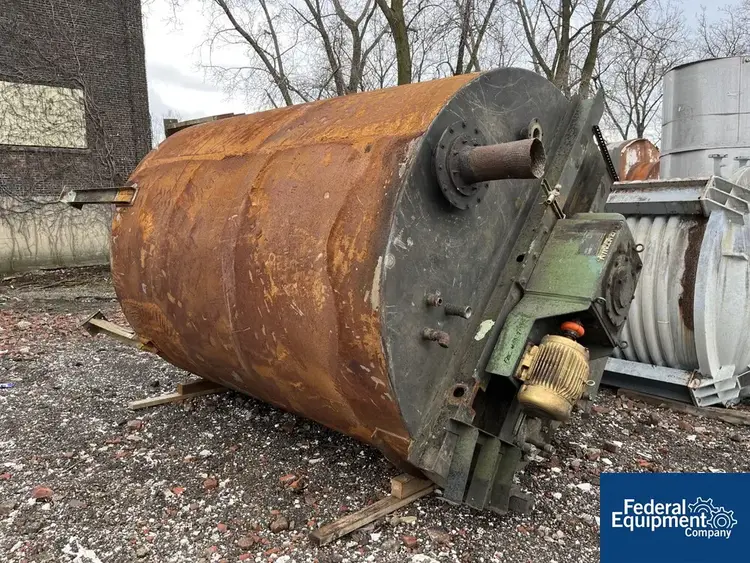 Used Lance 4,000 Gal Lance Mixing Tank, S/S, 10 HP Stainless Steel Tanks Ohio US | Federal Equipment Company #127085