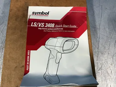 Used 2008 SYMBOL TECHNOLOGIES INC. LS3408ER20005R Barcode Scanners Ohio US | HGR 24 #1415104